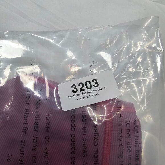 Lululemon Women's Pink Strappy Cut Out Back Sport bra Size 4 - Picture 7 of 7